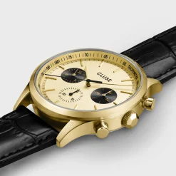 CLUSE Montres Or|Anthéor^Anthéor Multifunction Watch Leather, Gold, Gold Colour