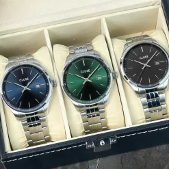 CLUSE Montres Argent|Anthéor^Anthéor Watch Steel Green, Silver Colour