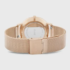 CLUSE Montres Noir|Montres Rose Gold^Boho Chic Mesh Black, Rose Gold Colour