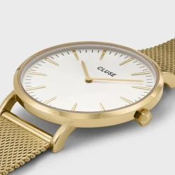 CLUSE Montres Or|Boho Chic^Boho Chic Mesh Gold/White