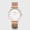 CLUSE Montres Rose Gold|Boho Chic^Boho Chic Mesh Rose Gold/White