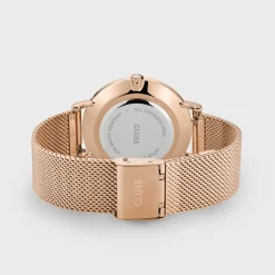 CLUSE Montres Rose Gold|Boho Chic^Boho Chic Mesh Rose Gold/White