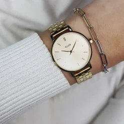 CLUSE Montres Or|Boho Chic Petite^Boho Chic Petite Steel Watch, Gold, Gold Colour
