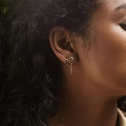 CLUSE Boucles D’oreilles^Essentielle Beads Hoop Earrings, Gold Colour