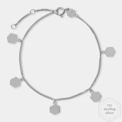 CLUSE Bracelets^Essentielle Bracelet Hexagon Charms Silver