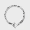 CLUSE Bracelets^Essentielle Denim Chain Bracelet, Silver Colour