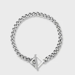 CLUSE Bracelets^Essentielle Denim Chain Bracelet, Silver Colour