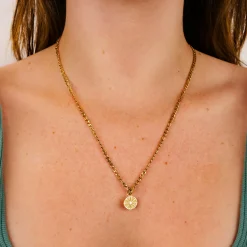 CLUSE Colliers^Essentielle Figaro Chain Citrus Charm Necklace, Gold Colour