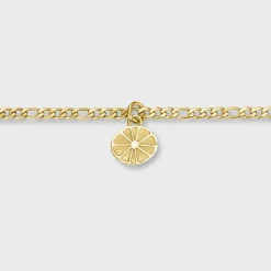CLUSE Colliers^Essentielle Figaro Chain Citrus Charm Necklace, Gold Colour