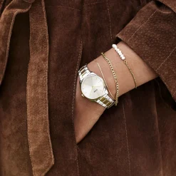 CLUSE Bracelets^Essentielle Figaro Chain Bracelet Set, Gold Colour