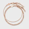 CLUSE Bracelets^Essentielle Figaro Chain Bracelet Set, Rose Gold Colour