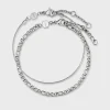 CLUSE Bracelets^Essentielle Figaro Chain Bracelet Set, Silver Colour