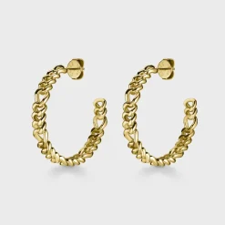 CLUSE Boucles D’oreilles^Essentielle Figaro Hoop Earrings Gold Colour
