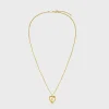 CLUSE Colliers^Essentielle Heart Charm Chain Necklace, Gold Colour