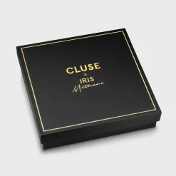 CLUSE Colliers^Essentielle Mixed Chain T-Bar Necklace, Gold Colour