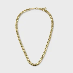 CLUSE Colliers^Essentielle Necklace Flat Curb Chain Gold Colour
