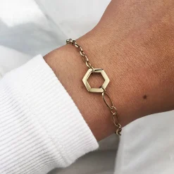 CLUSE Bracelets^Essentielle Open Mix Chain Bracelet Gold Colour