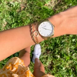 CLUSE Bracelets^Essentielle Open Mix Chain Bracelet Gold Colour