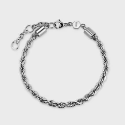 CLUSE Bracelets^Essentielle Rope Bracelet Silver Colour