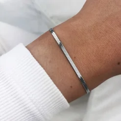 CLUSE Bracelets^Essentielle Snake Bracelet Silver Colour