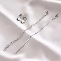 CLUSE Bracelets^Essentielle Snake Bracelet Silver Colour