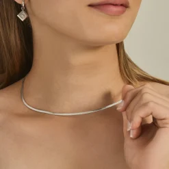 CLUSE Colliers^Essentielle Snake Necklace Silver Colour