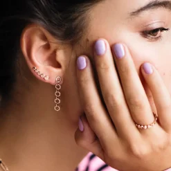 CLUSE Boucles D’oreilles^Essentielle Stud Earrings Open Hexagons Rose Gold Colour