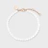 CLUSE Bracelets^Essentielle White Beads Bracelet, Rose Gold Colour