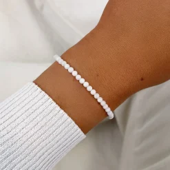 CLUSE Bracelets^Essentielle White Beads Bracelet, Rose Gold Colour