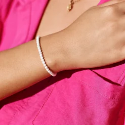 CLUSE Bracelets^Essentielle White Beads Bracelet, Rose Gold Colour