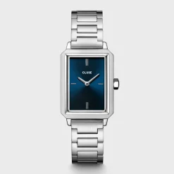 CLUSE Montres Argent|Fluette^Fluette Steel, Dark Blue, Silver Colour