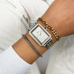 CLUSE Fluette^Fluette Watch Steel Bicolour