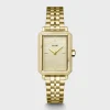 CLUSE Montres Or|Fluette^Fluette Watch Steel, Sand Texture Gold, Gold Colour