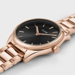 CLUSE Montres Noir|Montres Rose Gold^Féroce Mini Steel, Black, Rose Gold Colour
