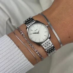 CLUSE Montres Argent|Féroce Mini^Féroce Mini Watch Steel White, Silver Colour