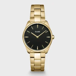 CLUSE Montres Noir|Montres Or^Féroce Petite Steel Black, Gold Colour