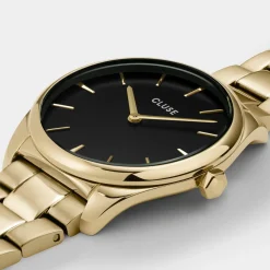 CLUSE Montres Noir|Montres Or^Féroce Petite Steel Black, Gold Colour