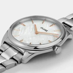 CLUSE Montres Argent|Féroce Petite^Féroce Petite Steel, White Pearl, Silver Colour