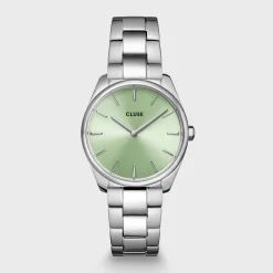 CLUSE Montres Argent|Féroce Petite^Féroce Petite Watch Steel Green, Silver Colour