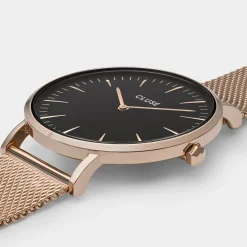 CLUSE Boho Chic^Gift Box Boho Chic Mesh Watch and Strap Rose Gold Colour