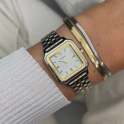 CLUSE Gracieuse Petite^Gift Box Gracieuse Petite Bicolour & double snake bracelet