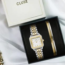 CLUSE Gracieuse Petite^Gift Box Gracieuse Petite Bicolour & double snake bracelet