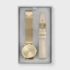 CLUSE Minuit^Gift Box Minuit Watch and Strap, Gold Colour
