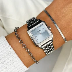CLUSE Montres Argent|Gracieuse Petite^Gracieuse Petite Watch Steel, Light Blue, Silver Colour