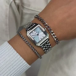 CLUSE Montres Argent|Gracieuse Petite^Gracieuse Petite Watch Steel, Light Blue, Silver Colour
