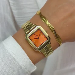 CLUSE Montres Or|Gracieuse Petite^Gracieuse Petite Watch Steel, Apricot, Gold Colour