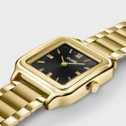 CLUSE Montres Noir|Montres Or^Gracieuse Watch Steel, Black, Gold Colour