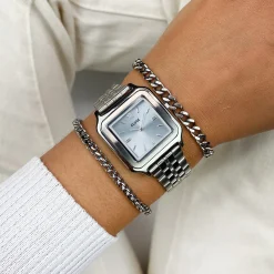 CLUSE Montres Argent|Gracieuse^Gracieuse Watch Steel, Light Blue, Silver Colour