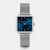 CLUSE Montres Argent|La Tétragone^La Tétragone Mesh Blue, Silver Colour