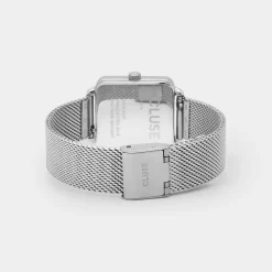 CLUSE Montres Argent|La Tétragone^La Tétragone Mesh Full Silver Colour